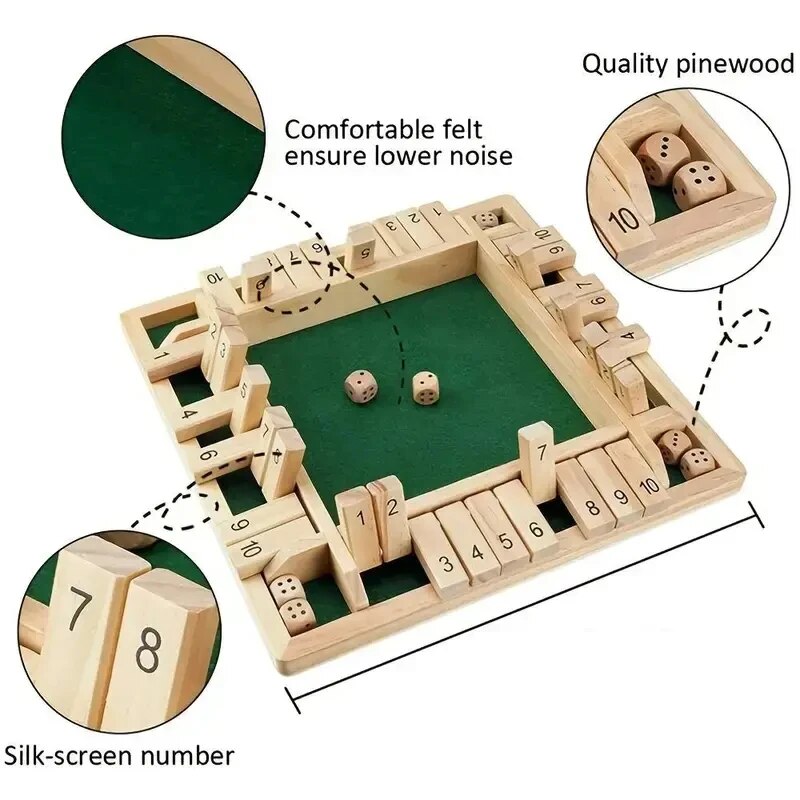 Deluxe Four Sided 10 Numbers S - Party Games Adults Drinking incelemesi ve fiyatı