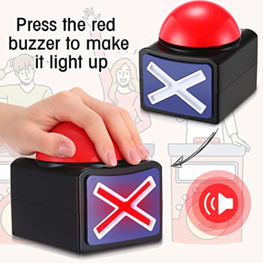 6 Pieces Answer Game Buzzer wi - Party Games Quiz For Adults incelemesi ve fiyatı