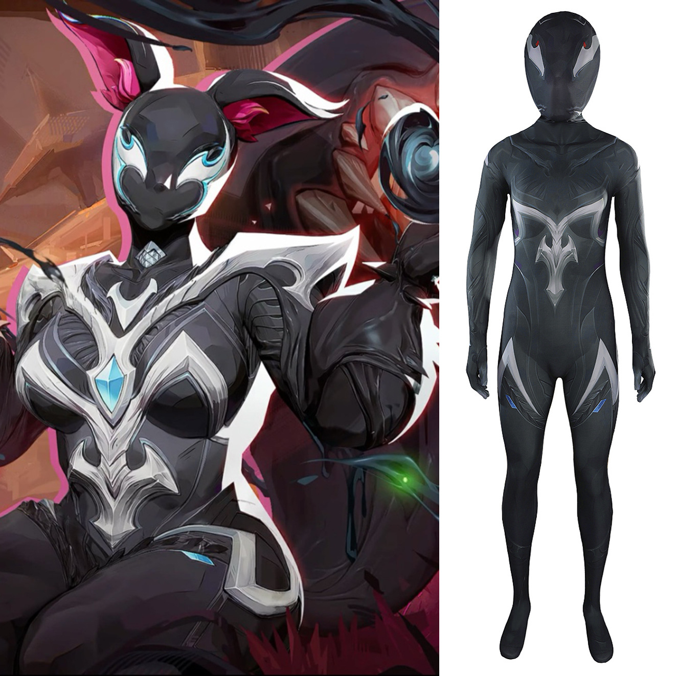 Squirrel Girl Black Jumpsuit C - Party Games Kids And Adults incelemesi ve fiyatı